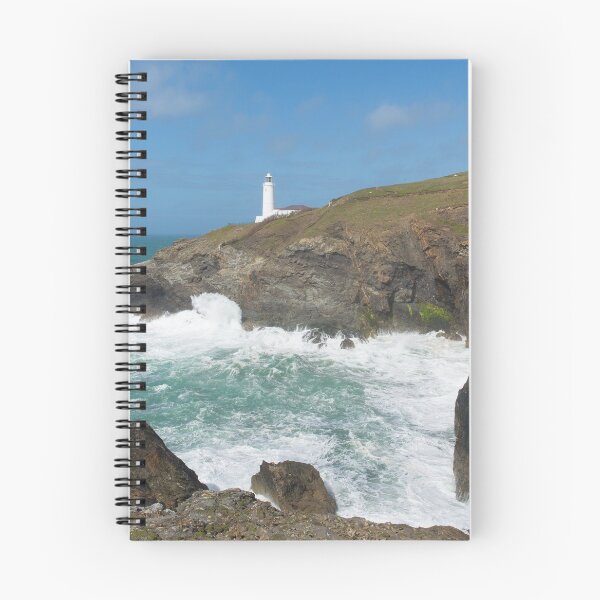 Item preview, Trevose Head Lighthouse North Cornwall Coast with Waves designed and sold by acceleratorhams.