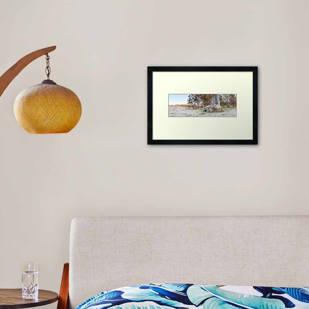 Frosty Guys Hut, Alpine National Park, Victoria, Australia Framed Art Print