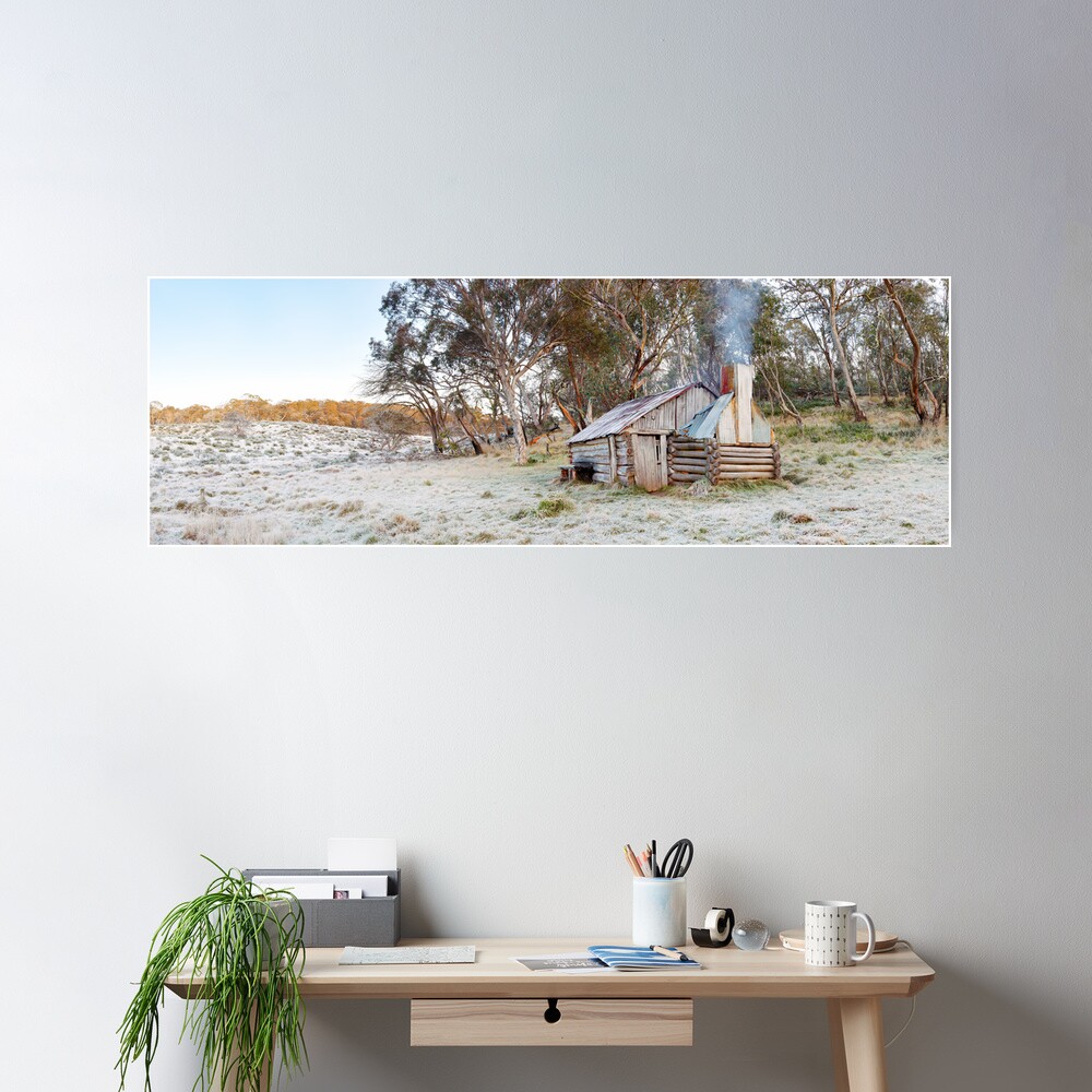 Frosty Guys Hut, Alpine National Park, Victoria, Australia Poster