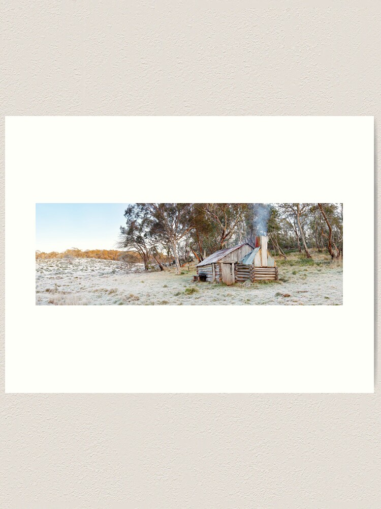 Alternate view of Frosty Guys Hut, Alpine National Park, Victoria, Australia Art Print