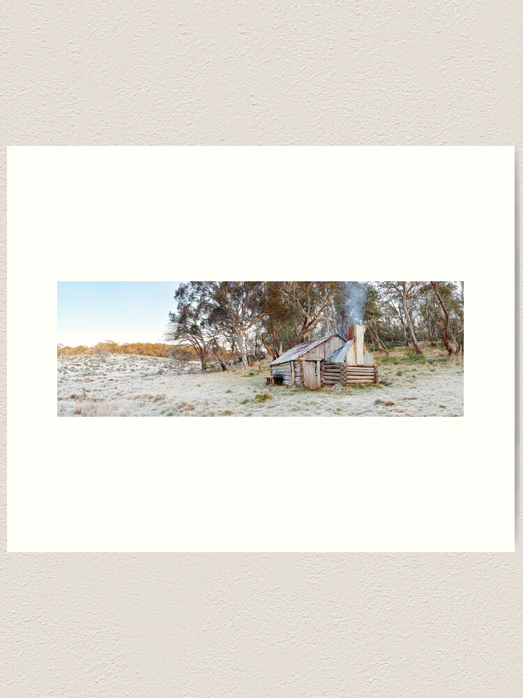 Alternate view of Frosty Guys Hut, Alpine National Park, Victoria, Australia Art Print