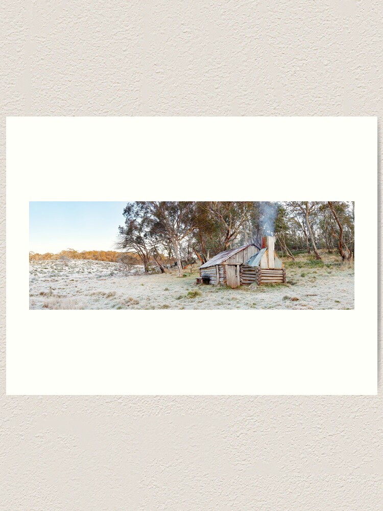 Alternate view of Frosty Guys Hut, Alpine National Park, Victoria, Australia Art Print