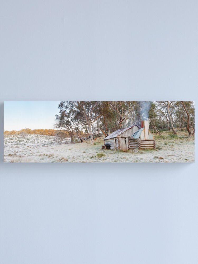 Alternate view of Frosty Guys Hut, Alpine National Park, Victoria, Australia Canvas Print