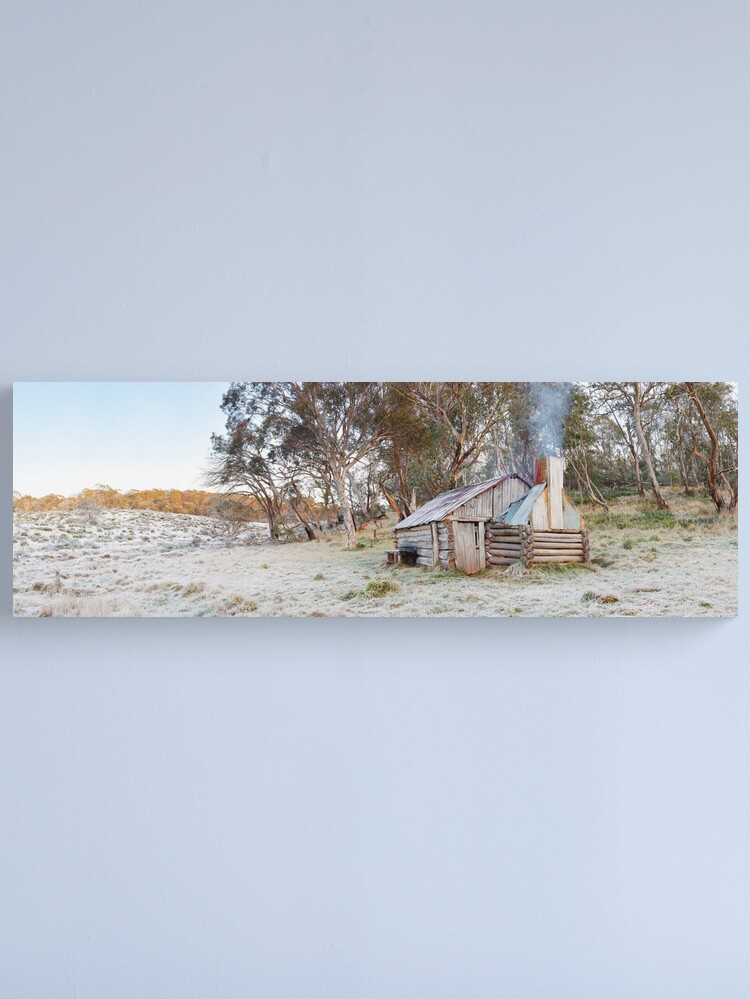 Alternate view of Frosty Guys Hut, Alpine National Park, Victoria, Australia Canvas Print