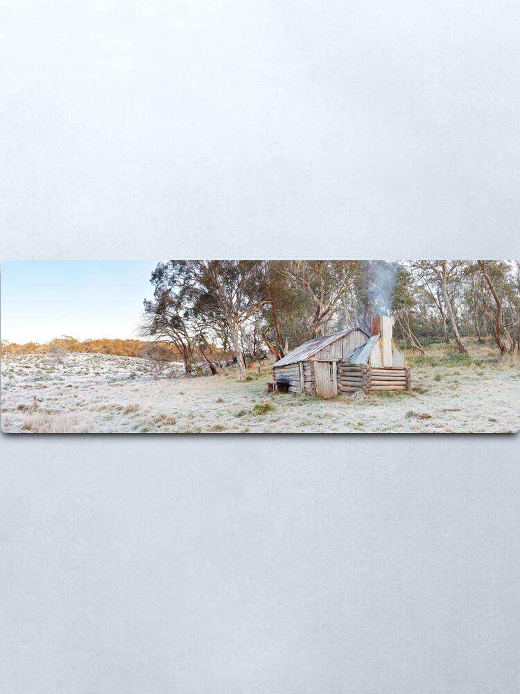 Alternate view of Frosty Guys Hut, Alpine National Park, Victoria, Australia Metal Print
