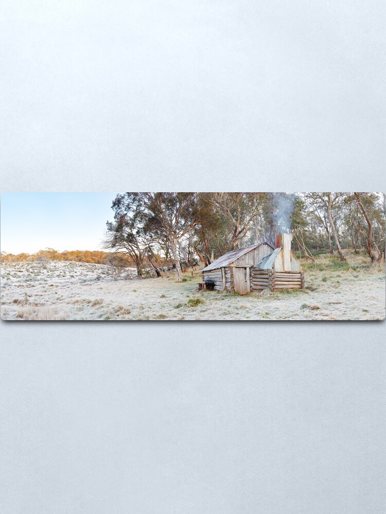 Alternate view of Frosty Guys Hut, Alpine National Park, Victoria, Australia Metal Print