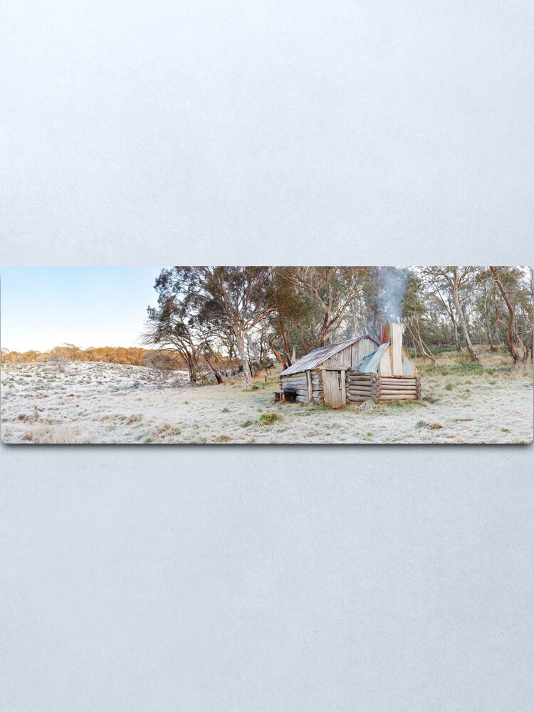 Alternate view of Frosty Guys Hut, Alpine National Park, Victoria, Australia Metal Print