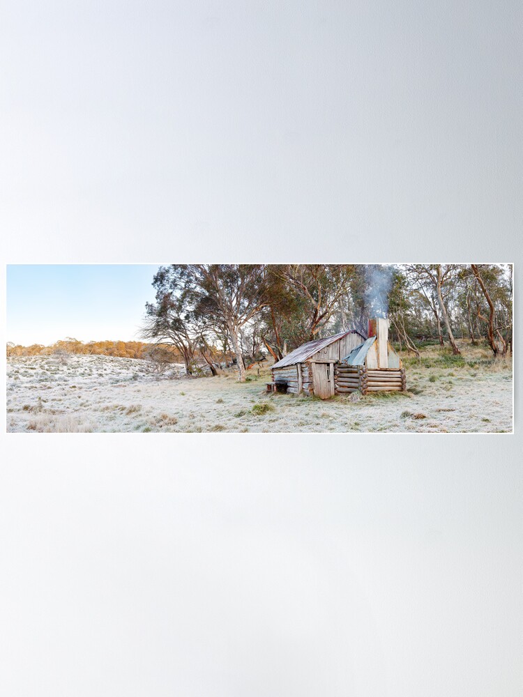Alternate view of Frosty Guys Hut, Alpine National Park, Victoria, Australia Poster