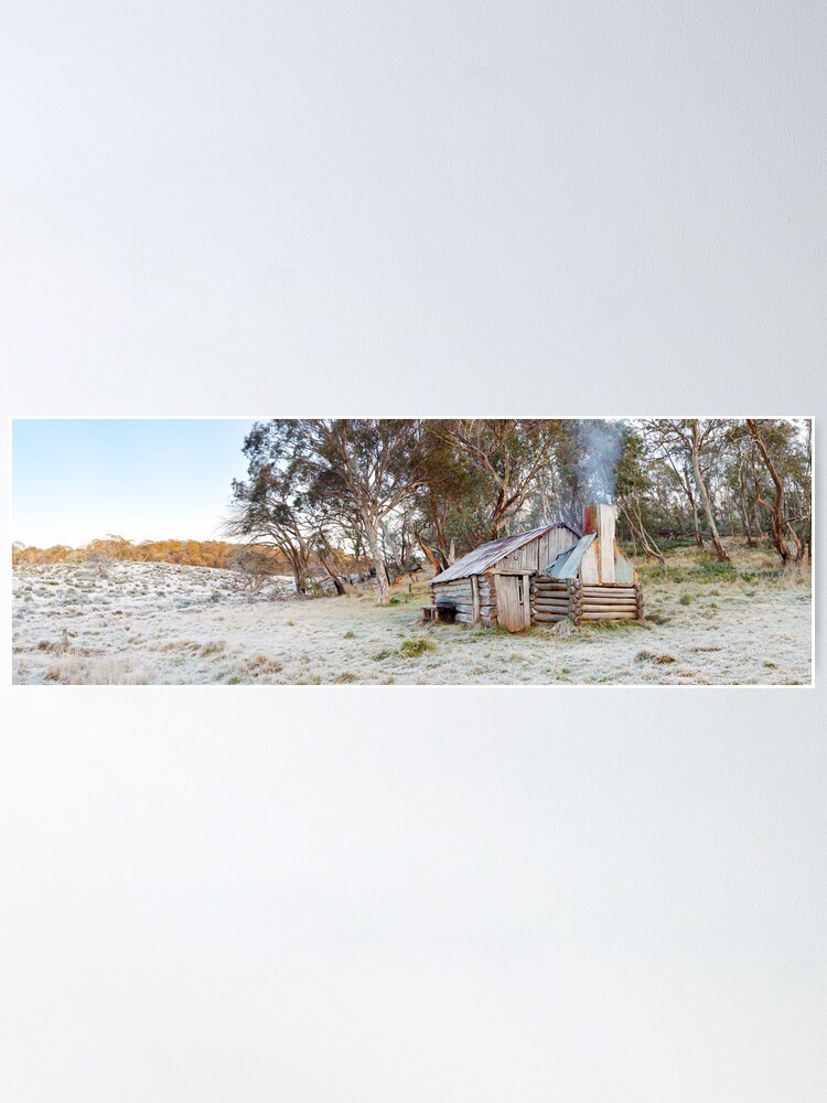 Alternate view of Frosty Guys Hut, Alpine National Park, Victoria, Australia Poster