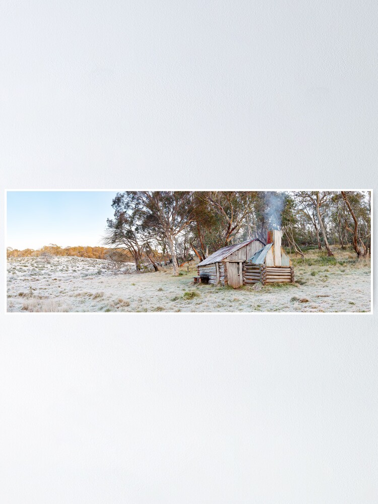 Alternate view of Frosty Guys Hut, Alpine National Park, Victoria, Australia Poster