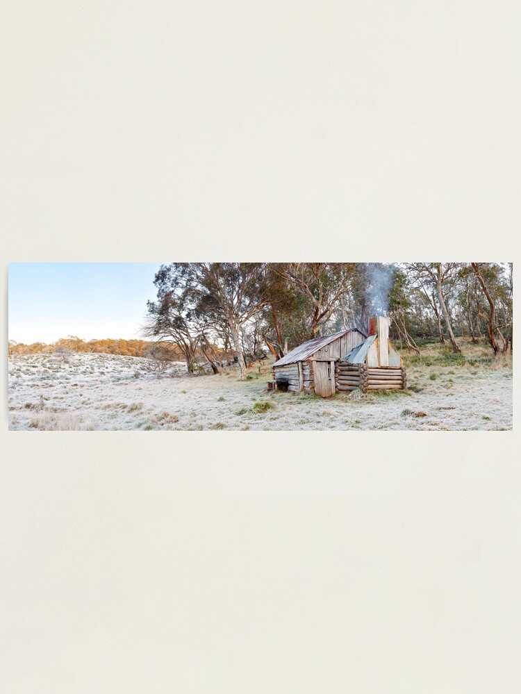 Alternate view of Frosty Guys Hut, Alpine National Park, Victoria, Australia Photographic Print