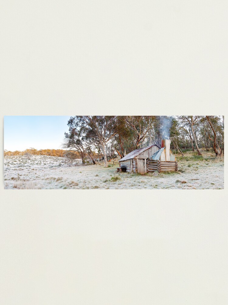 Alternate view of Frosty Guys Hut, Alpine National Park, Victoria, Australia Photographic Print