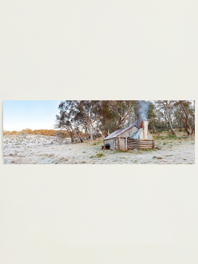 Alternate view of Frosty Guys Hut, Alpine National Park, Victoria, Australia Photographic Print
