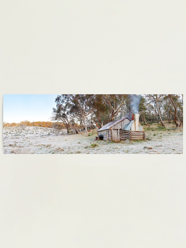Alternate view of Frosty Guys Hut, Alpine National Park, Victoria, Australia Photographic Print