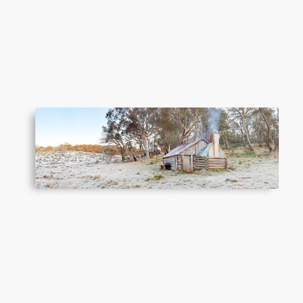 Frosty Guys Hut, Alpine National Park, Victoria, Australia Metal Print