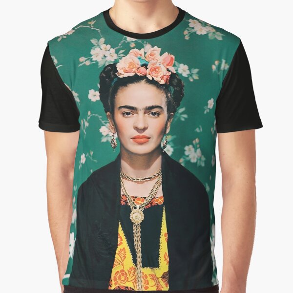 Vista previa del artículo con la obra «Frida Kahlo en Color Vogue Portrait», diseñado y vendido por blastshmucks.