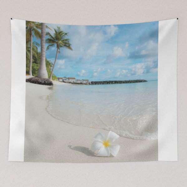 Item preview, Beach with palm trees designed and sold by Teykn.