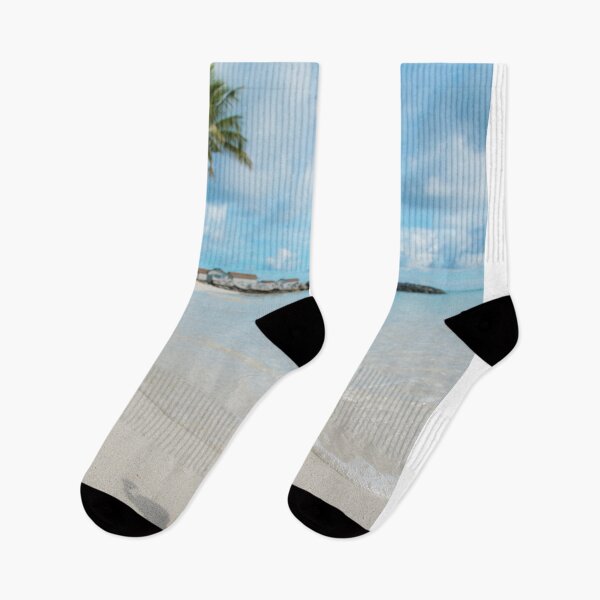 Item preview, Beach with palm trees designed and sold by Teykn.