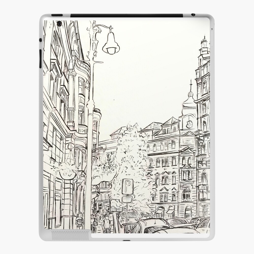 ARCHITECTURE PEN & INK DRAWING Notebook by Milena