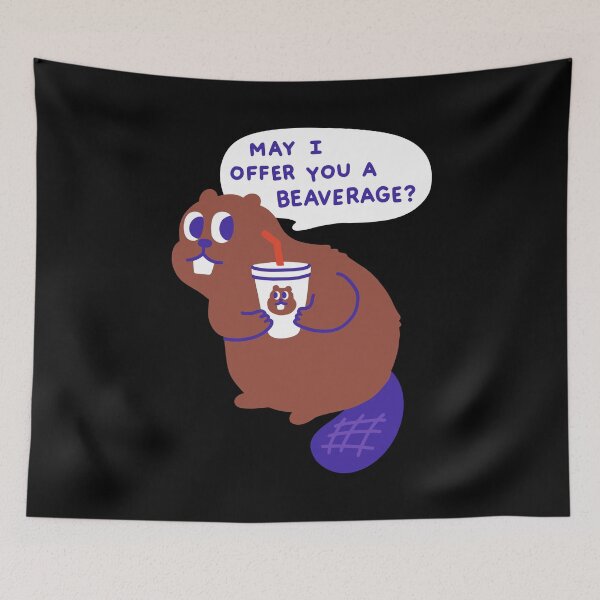 Item preview, Beaver Offers a Beverage designed and sold by obinsun.