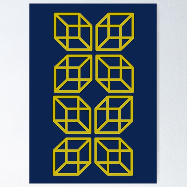 Item preview, GEOMETRIC - PATTERN - BLUE AND YELLOW designed and sold by Tropical Blood.