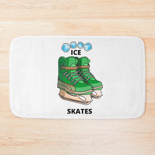 Item preview, Pair of green ice skates designed and sold by Delicarte.