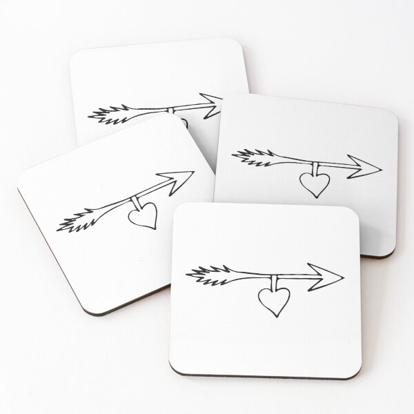 Item preview, Doodle cupid arrow with heart designed and sold by GulArt.