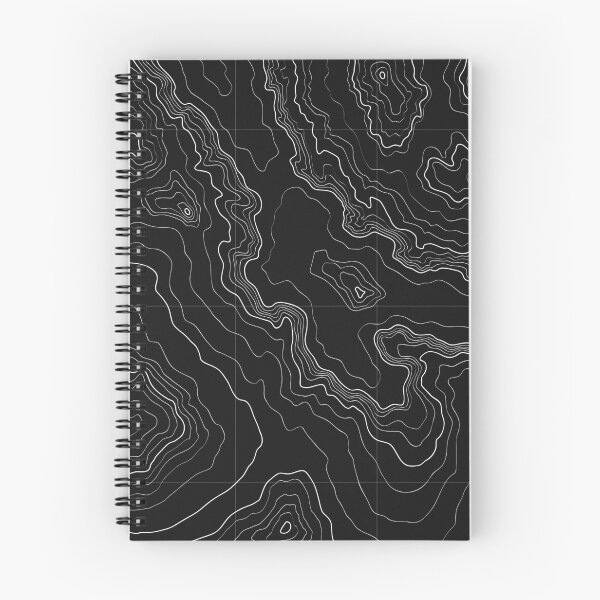 Item preview, Black topography map designed and sold by AlexGolyakov.