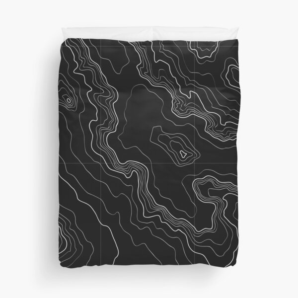 Item preview, Black topography map designed and sold by AlexGolyakov.