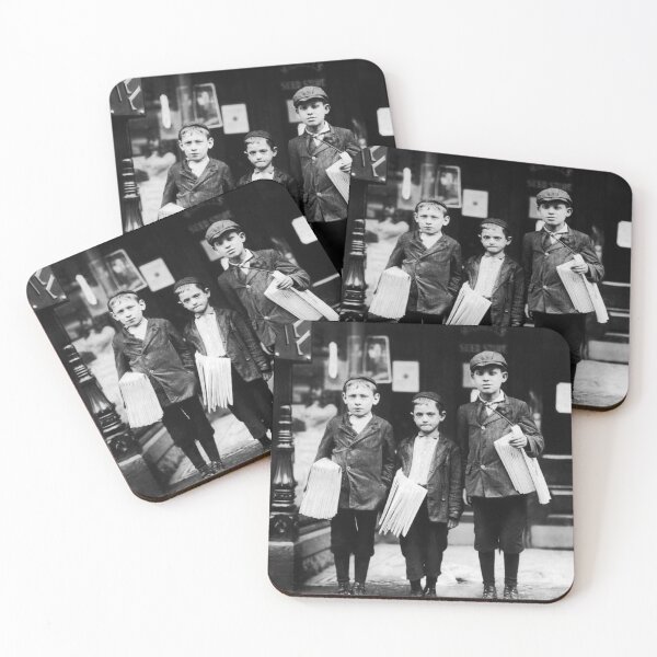 Item preview, Three Young Newsies - Lewis Hine - Philadelphia - 1910 designed and sold by warishellstore.