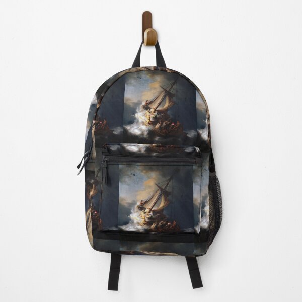 Item preview, Subtly Ruined Christ in the Storm on the Lake of Galilee- Christmas designed and sold by weavernap.