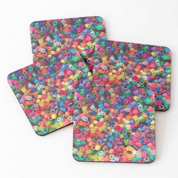 Perler beads Coasters (Set of 4)