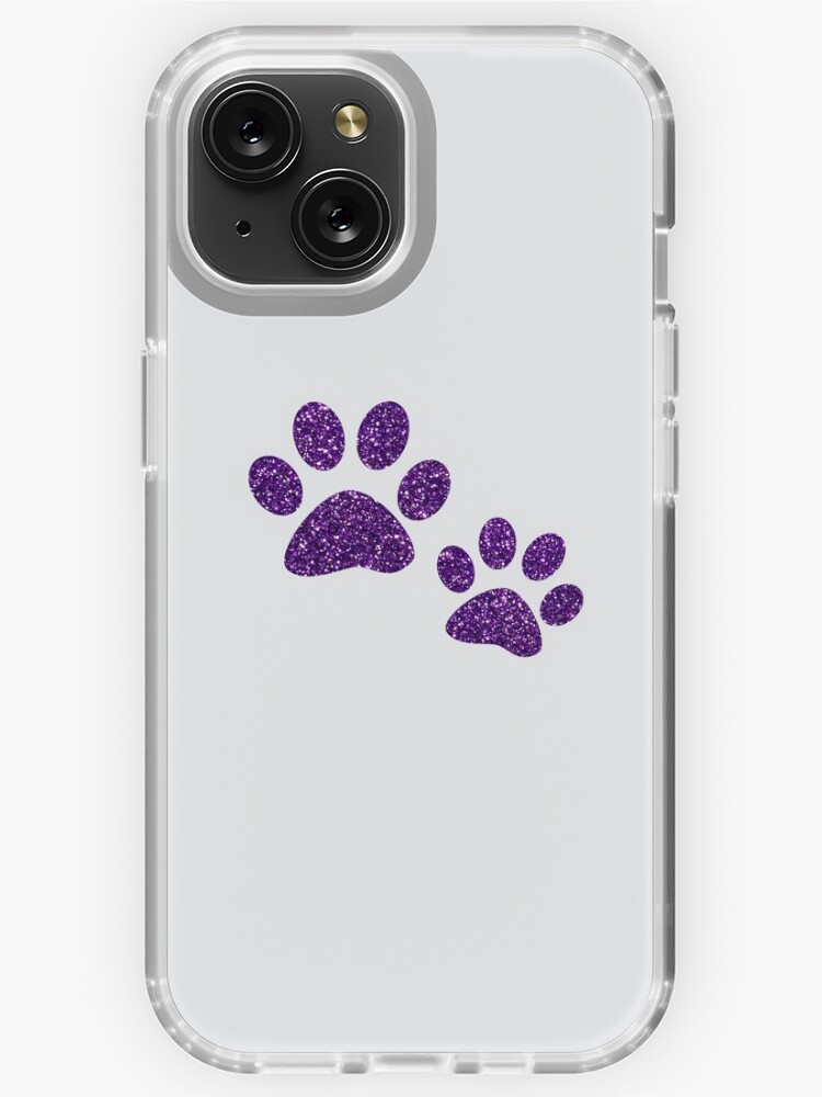 Paw Print Phone Case - Purple Paw Print Phone Case - Purple
