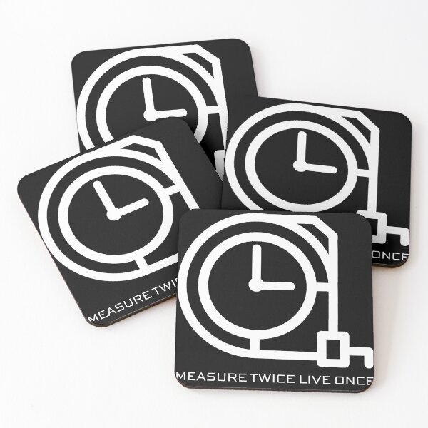 Item preview, MEASURE TWICE LIVE ONCE designed and sold by OBJETDART.