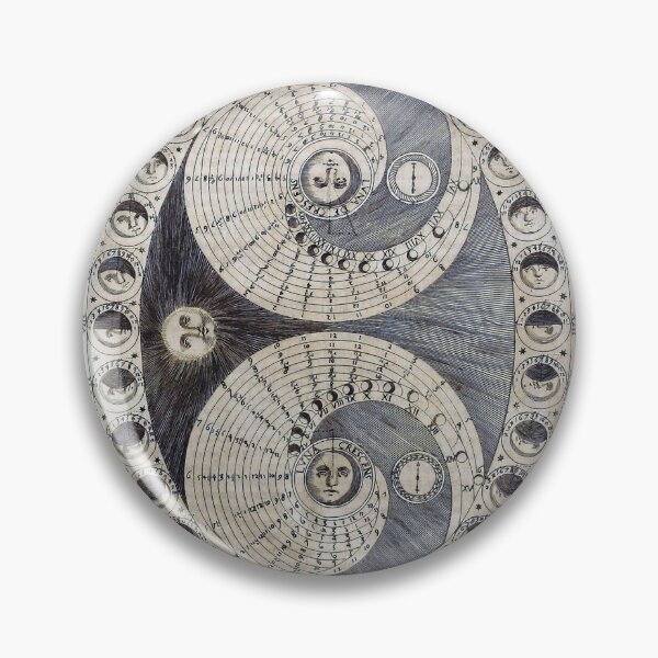 Item preview, Ancient astronomy diagram charting Phases of the Moon  designed and sold by Glimmersmith.