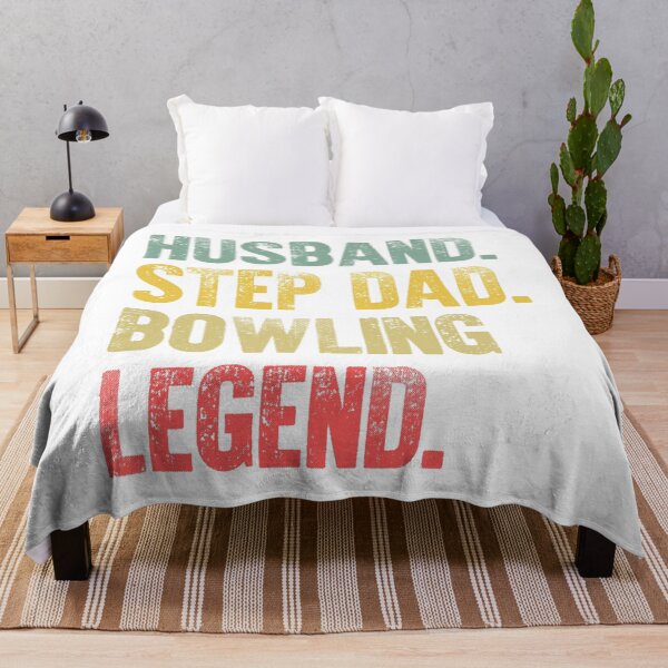 Item preview, Funny Men Vintage T Shirt Husband Step Dad Bowling Legend designed and sold by Bendthetrend.