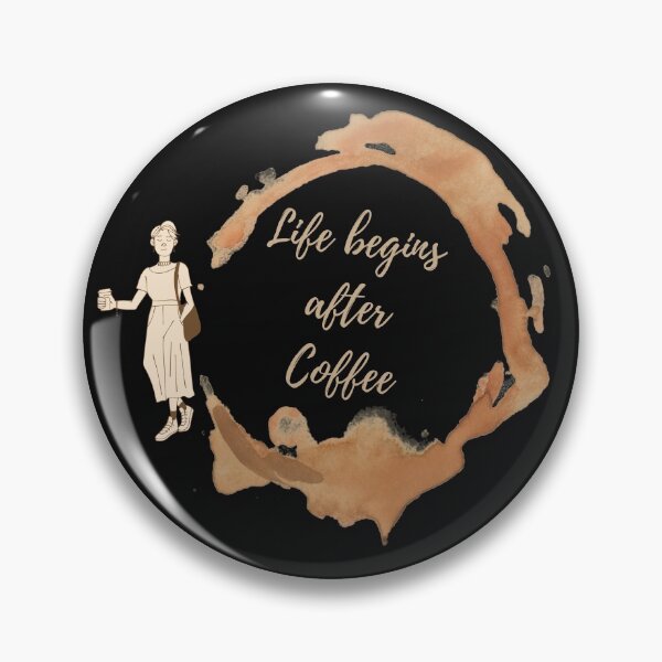 Item preview, Life begins after coffee designed and sold by Coffee &  Fashion.