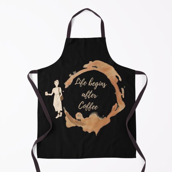 Item preview, Life begins after coffee designed and sold by Coffee & Fashion.