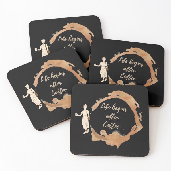 Item preview, Life begins after coffee designed and sold by Coffee &  Fashion.