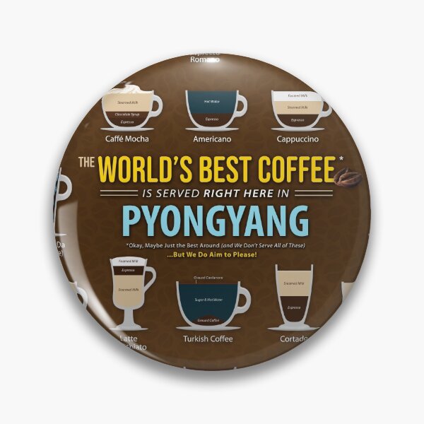 Item preview, Pyongyang, North Korea Coffee Types Chart designed and sold by Coffee-Meme.