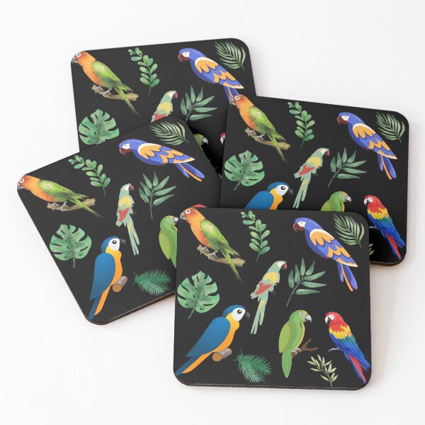 Item preview, Cute Parrot Bird Pattern designed and sold by RobomShop.