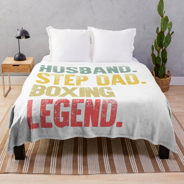 Item preview, Funny Men Vintage T Shirt Husband Step Dad Boxing Legend designed and sold by Bendthetrend.