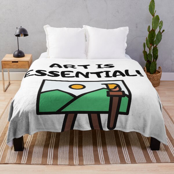 Item preview, Art is essential quote Mountain nature drawing designed and sold by OneTimeEngineer.
