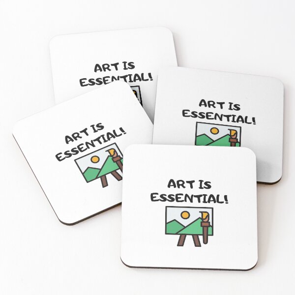 Item preview, Art is essential quote Mountain nature drawing designed and sold by OneTimeEngineer.