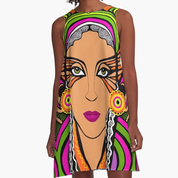 The Witch of Babylon A-Line Dress