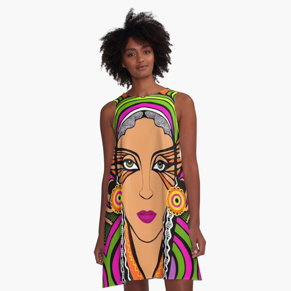 The Witch of Babylon A-Line Dress