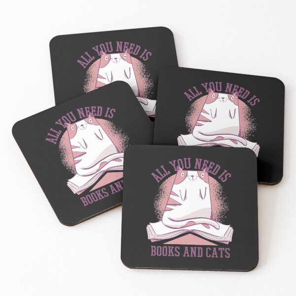 Item preview, cute reading cat quote designed and sold by pirminio.