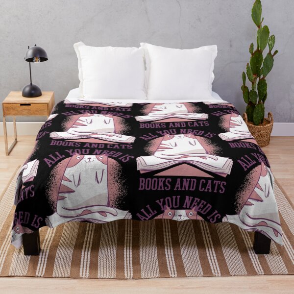 Item preview, cute reading cat quote designed and sold by pirminio.