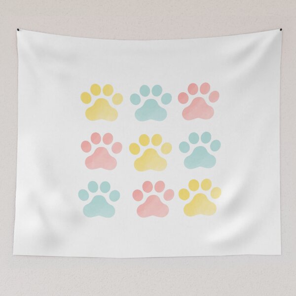 Item preview, Floral Paw Print designed and sold by sem mous.