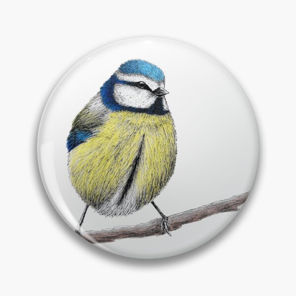 Item preview, Blue Tit on Branch designed and sold by EmilyRamblings.